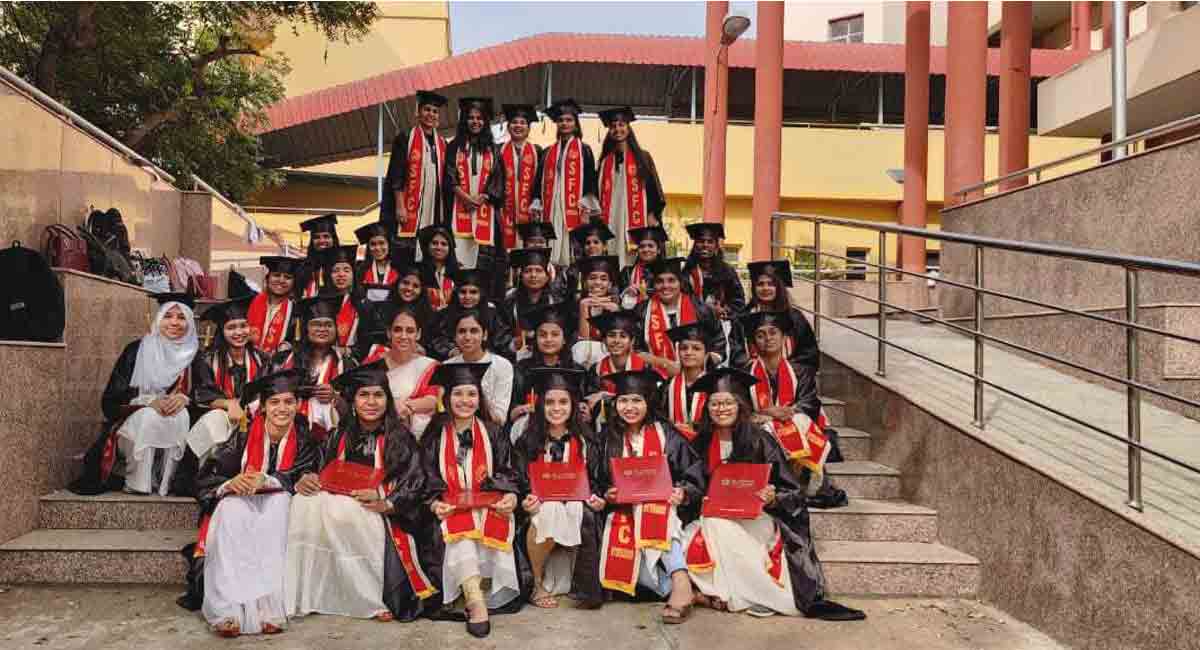 St Francis College Conducts St Convocation Ceremony Telangana Today