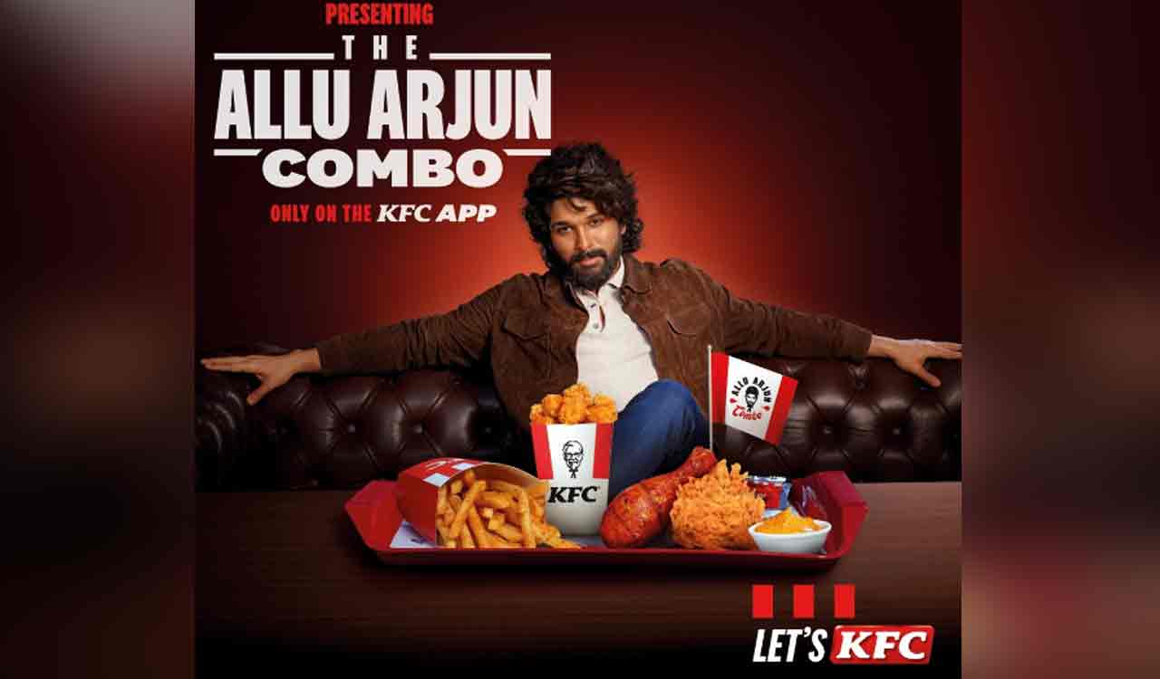 Kfc India Rolls Out Allu Arjun Combo Telangana Today