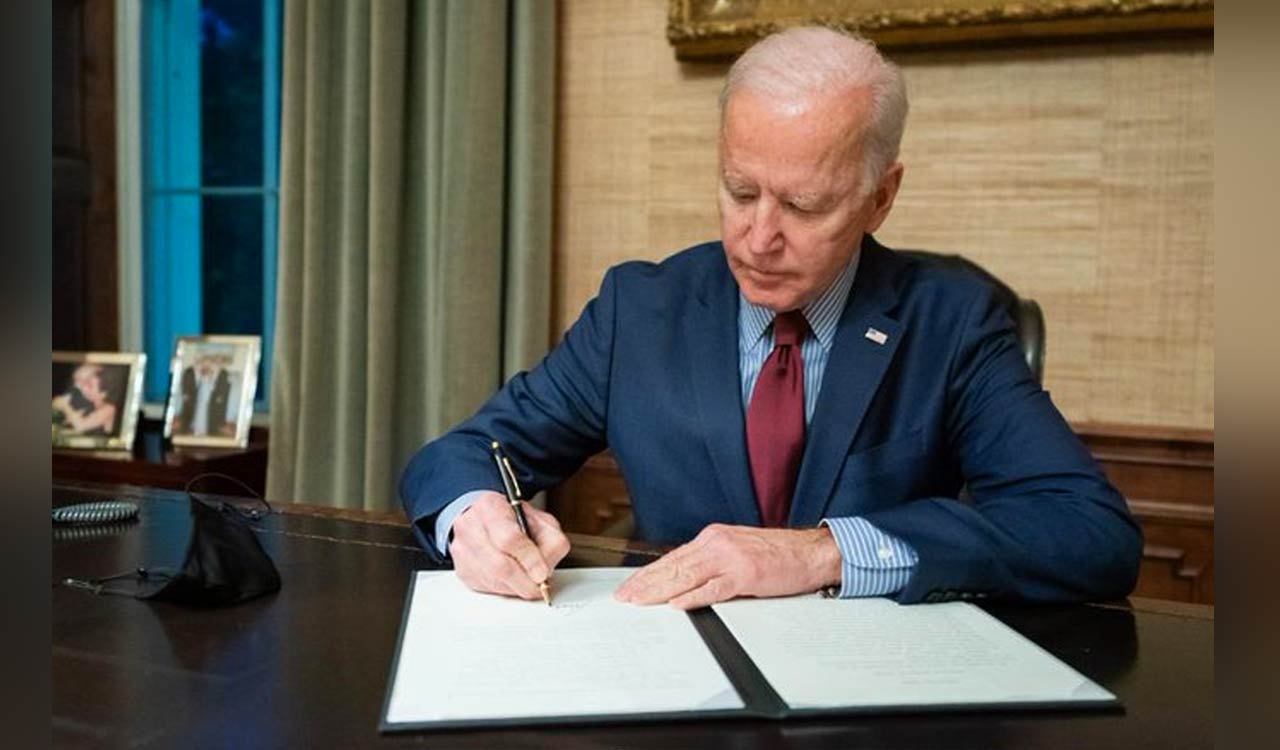 Biden Signs Bill On Same Sex Marriage Telangana Today