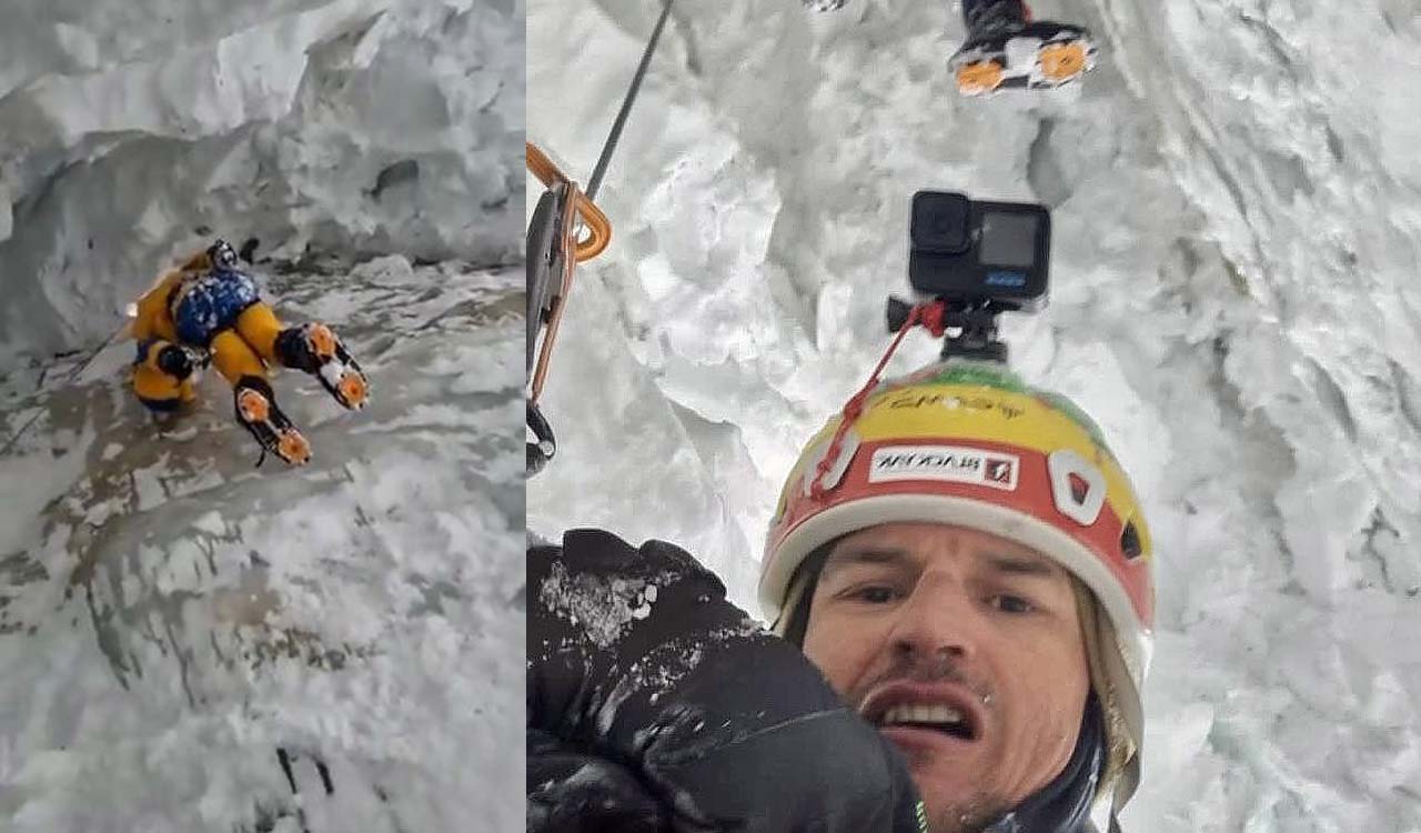 Watch Dramatic Video Shows Polish Climber Rescuing Missing Indian