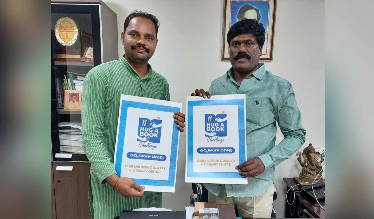 Narsampet MLA Unveils Poster On Hug A Book Challenge Telangana Today