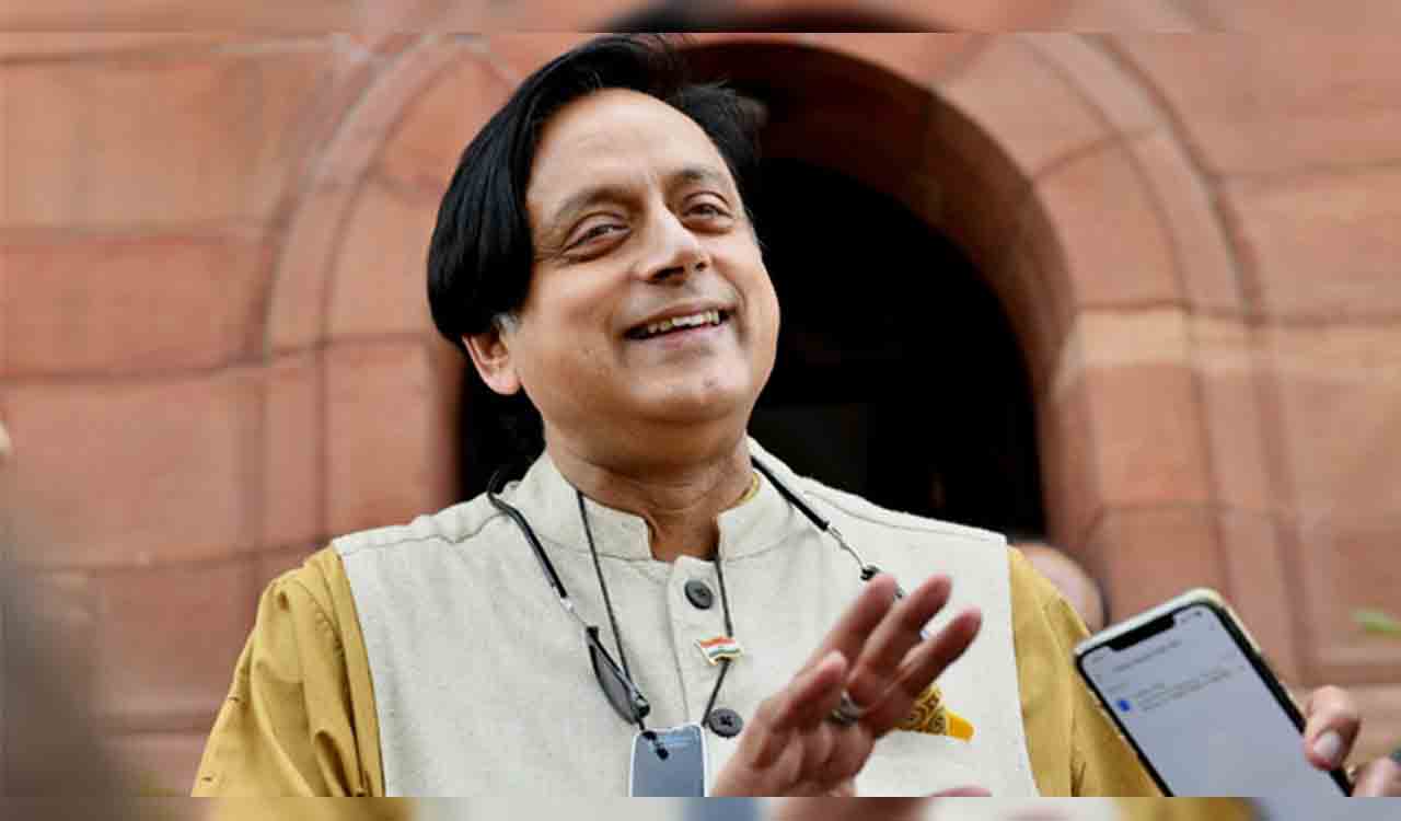 Shashi Tharoor Criticizes BJPs Cong China Umbilical Cord Comment As