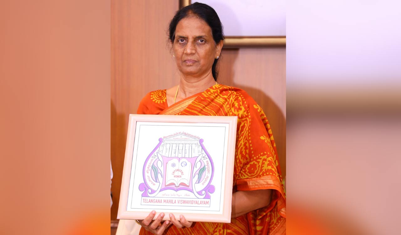 Minister Sabitha Indra Reddy Releases Logo Of Telangana Womens