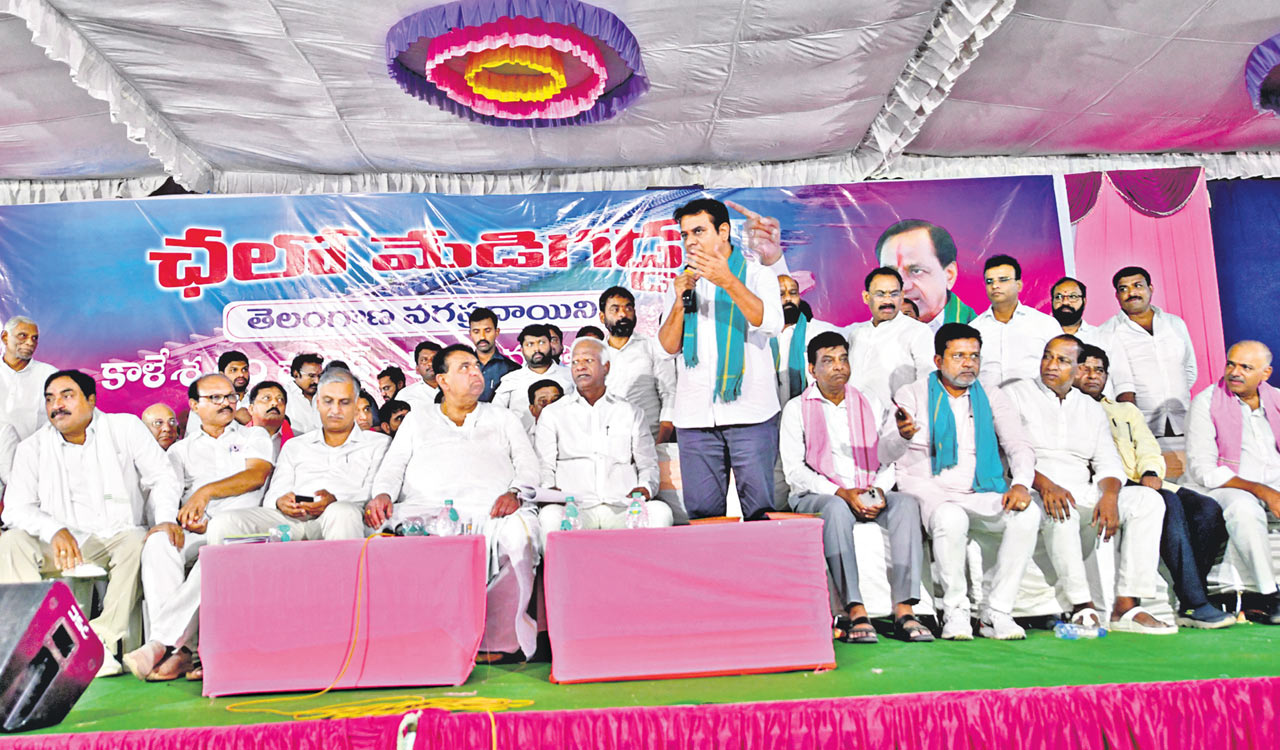 Kaleshwaram BRS Hits Back At Congress Campaign With Facts Telangana Today