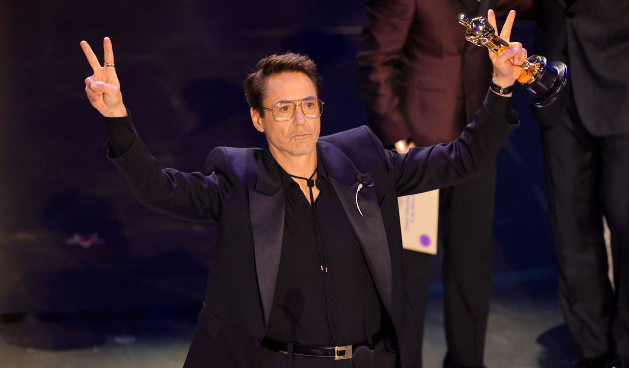 Oscars Robert Downey Jr Wins Best Supporting Actor For