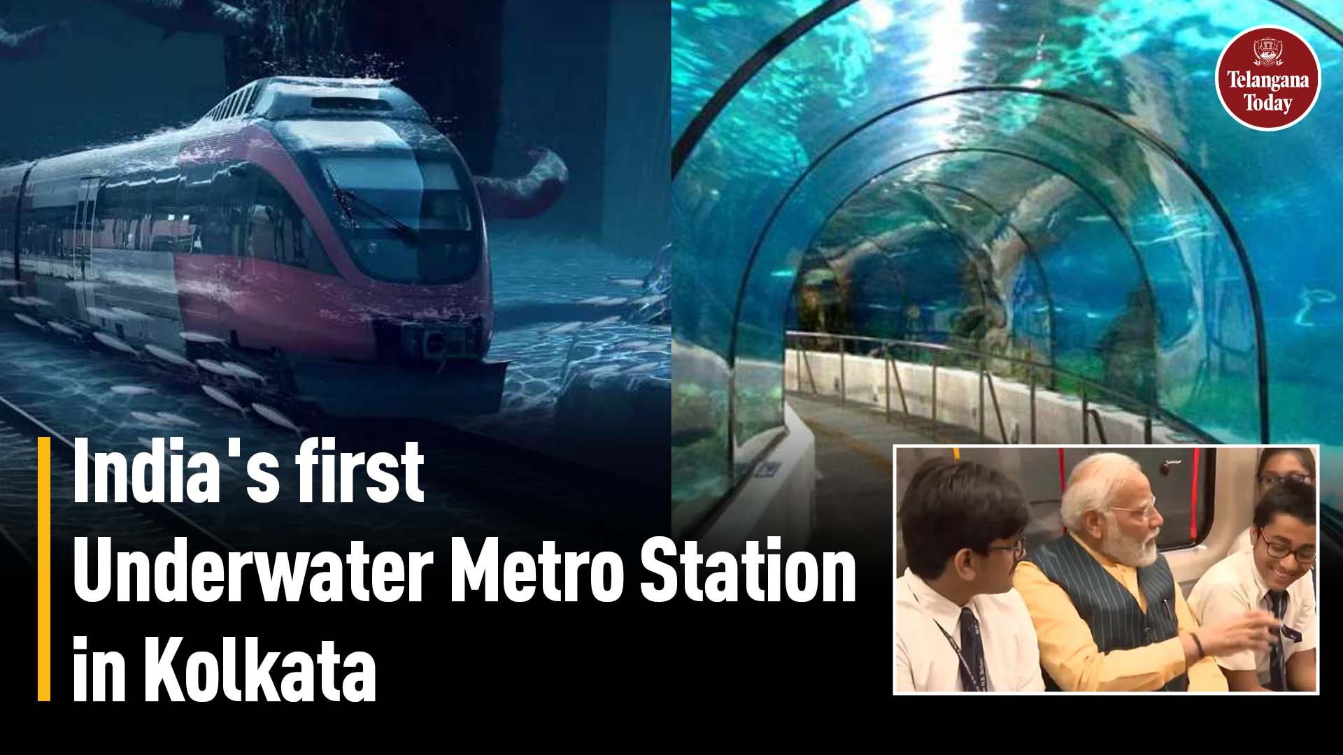 Pm Modi To Inaugurate Indias First Underwater Metro Station Howrah