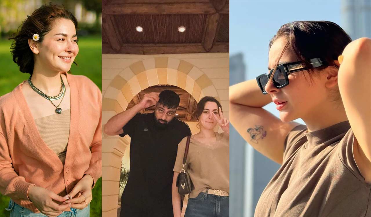 Pakistani Actress Hania Aamir Enjoys Dubai Trip With Indian Rapper