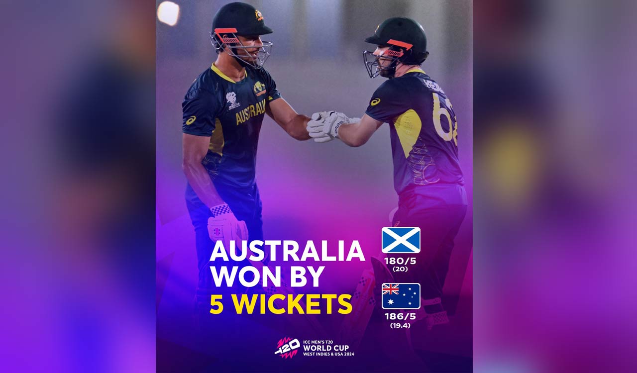 T World Cup Australia Crushes Scotland England Reach Super Eight