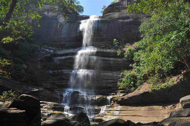 Watch: A beautiful waterfall amid lush green hillocks