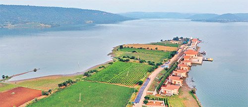 Nirmal village, known for its rich cultural heritage in crafts, particularly its famous "Nirmal paintings" and traditional wooden toys, was recognized in the "Crafts" category.