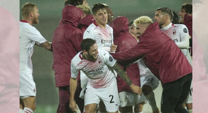 Great escape for AC Milan