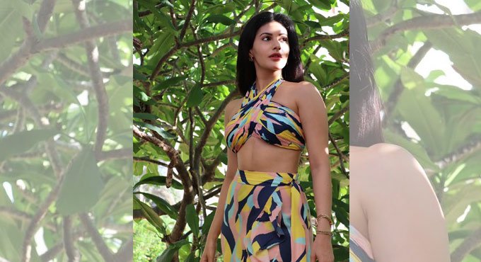 Actor Amyra Dastur strikes a boho pose in the garden