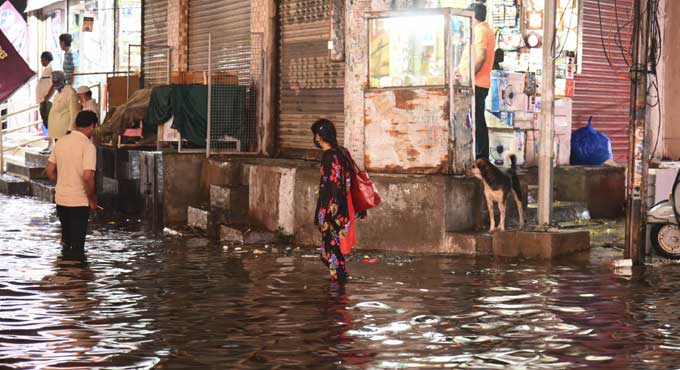 Hyderabad rains: Life thrown out of gear