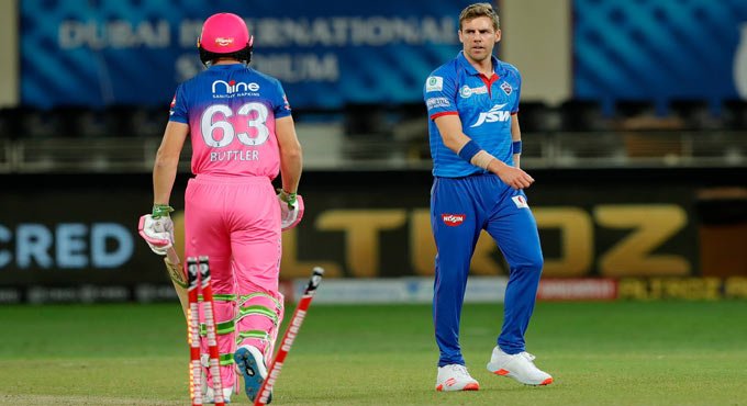 DC’s Anrich Nortje tears up speed records in fiery opening spell