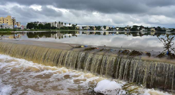 Minor irrigation tanks in RR, Medchal districts receive heavy inflows