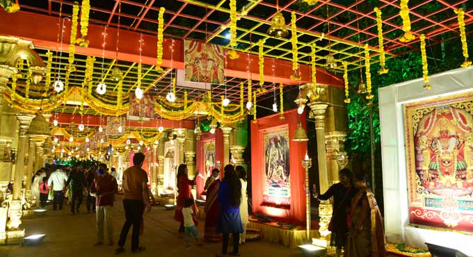 Bathukamma celebrated on a grand note in Hyderabad