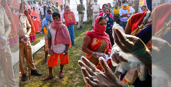 Polls open in first phase of Bihar elections