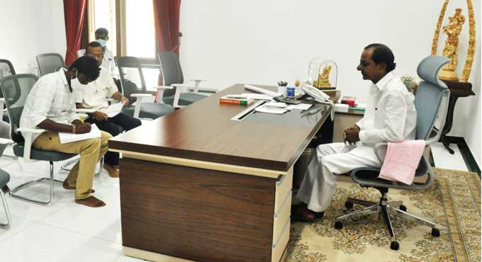 CM KCR enlists properties in TSNPB app like a common man