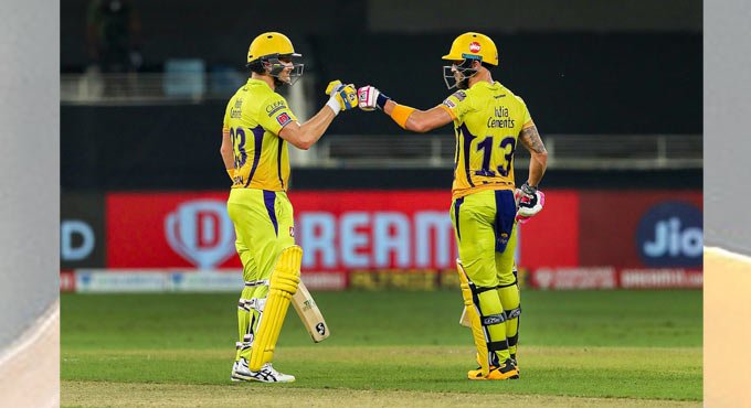 Watson, du Plessis blow KXIP away, lead CSK to 10-wicket win