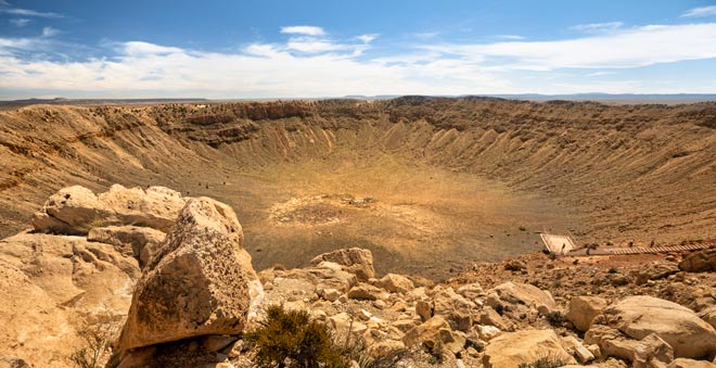 100 million-year-old meteorite crater found