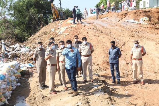 Cyberabad CP Sajjanar reviews flood situation in Hyderabad