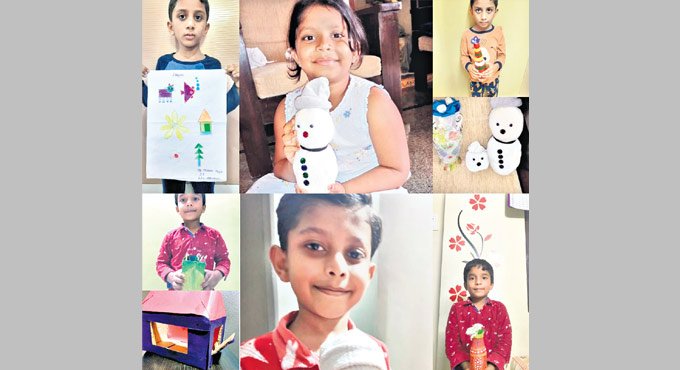 DPS Nadergul: Little eco-warriors create best out of waste