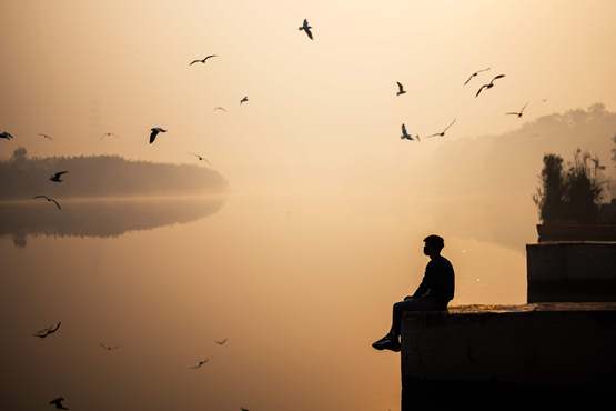 Delhi’s air quality borders ‘severe’ category