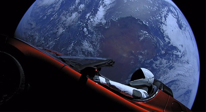 Elon Musk’s Tesla and its ‘Starman’ driver flew past Mars