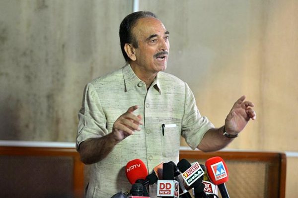 Ghulam Nabi Azad tests positive for COVID-19