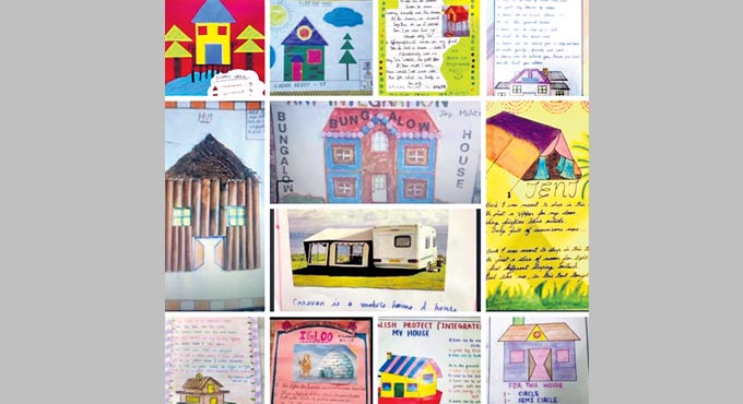 Gitanjali Devashray: Kids craft houses of their own