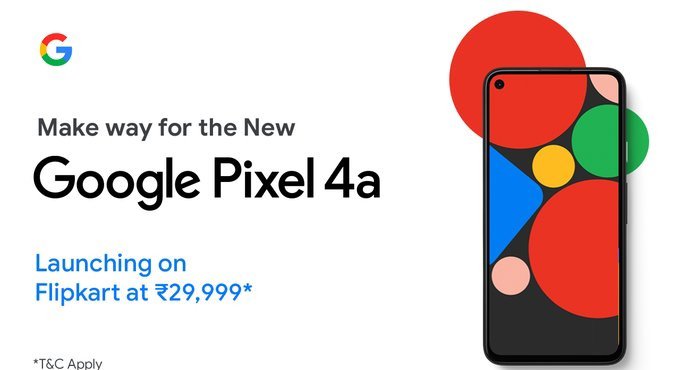 Google Pixel 4a in India for Rs 29,999 on Flipkart BBD sale