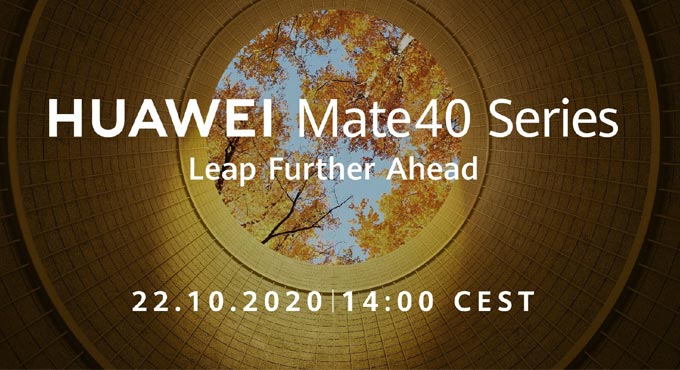 Huawei to debut its Mate 40 smartphones on October 22