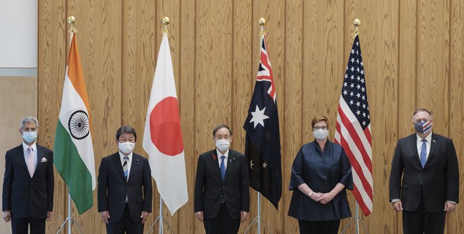 US, Australia, India, Japan discuss China’s growing power