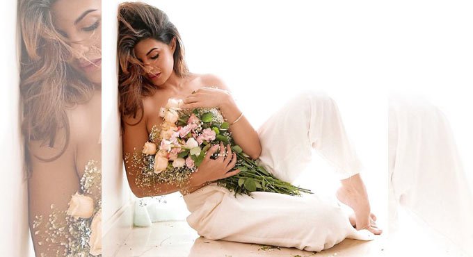 Jacqueline Fernandez goes topless in gratitude post
