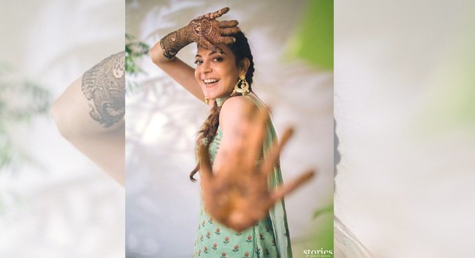 Kajal Aggarwal shares glimpse of her Mehndi ceremony