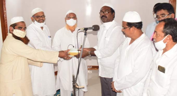 Minister Puvvada Ajay Kumar contributes Rs 5 lakh for masjid reconstruction