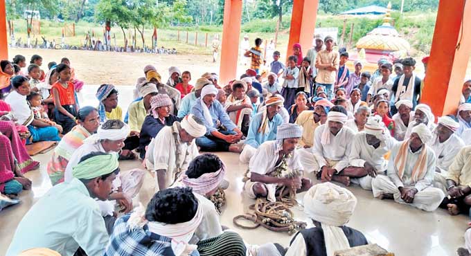 Kolam Dasara a unique tribal fete