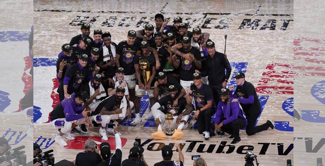 Lakers are Bubble King NBA champions