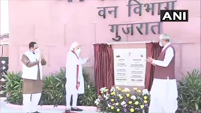 PM Modi inaugurates ‘Arogya Van’ near Statue of Unity
