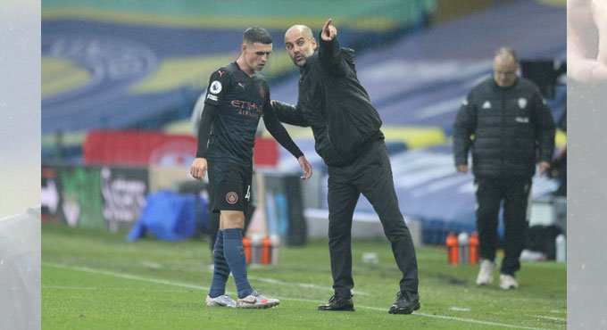 Man City slips further after Leeds draw