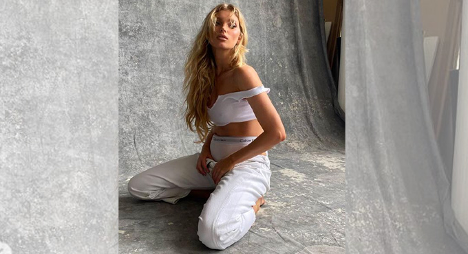 Model Elsa Hosk reveals she’s expecting a baby girl