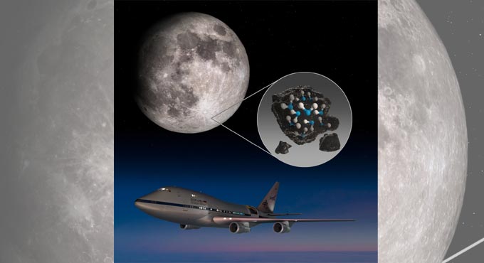 NASA confirms water on sunlit surface of Moon for 1st time