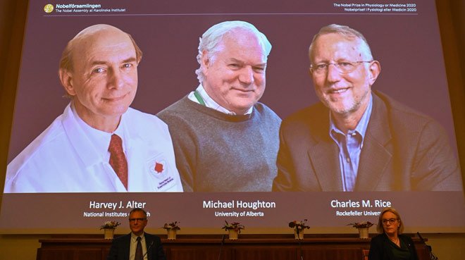 US-British trio win Nobel Medicine Prize for Hepatitis C discovery
