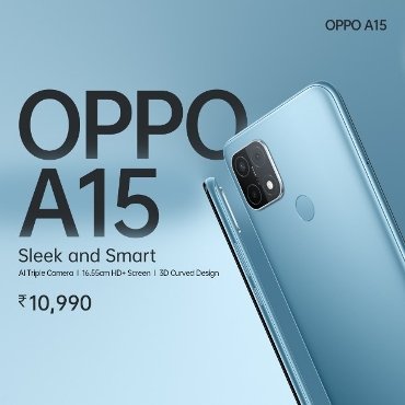 OPPO A15 with AI triple camera launched in India