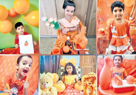 PMS Bowenpally: Acquainting kids the color concept