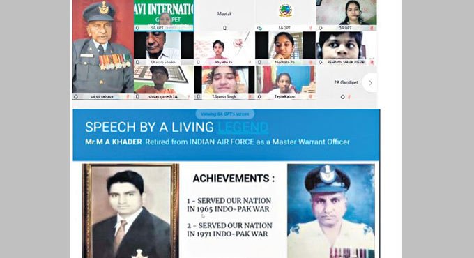 Pallavi International School: Saluting guardians of sky