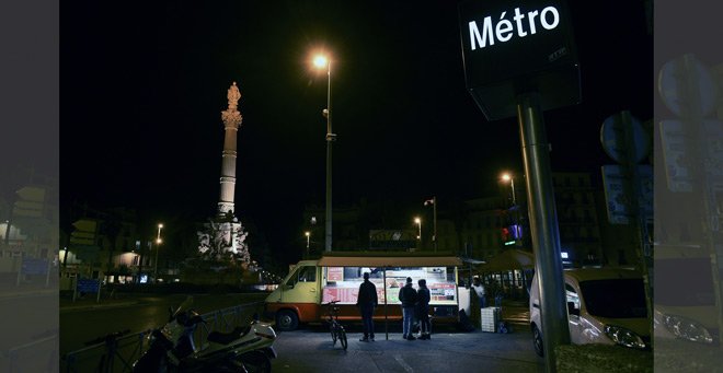 Last night out in France as 20 million as virus curfew imposed
