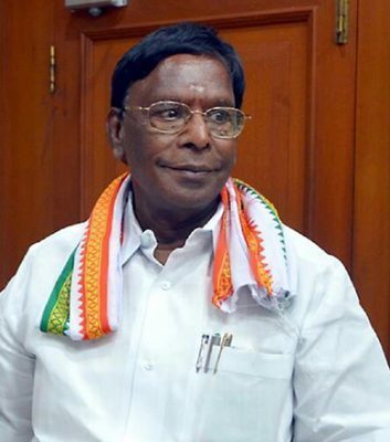 Puducherry CM observes fast condemning police action against Rahul Gandhi in UP