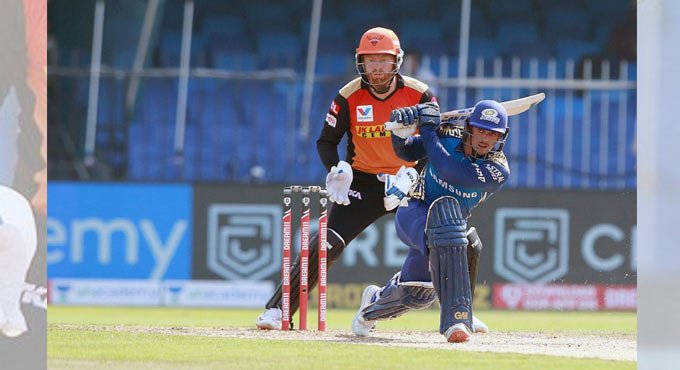 De Kock finds form as MI beat SRH by 34 runs