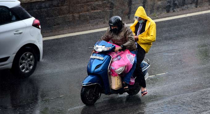Rains to continue in Telangana till Tuesday